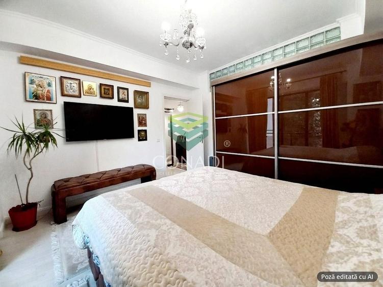 Apartament cu 3 camere decomandat, mobilat în Băneasa