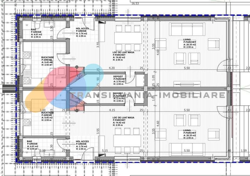 Duplex cu 4 camere cu Canalizare în Dâmbul Rotund