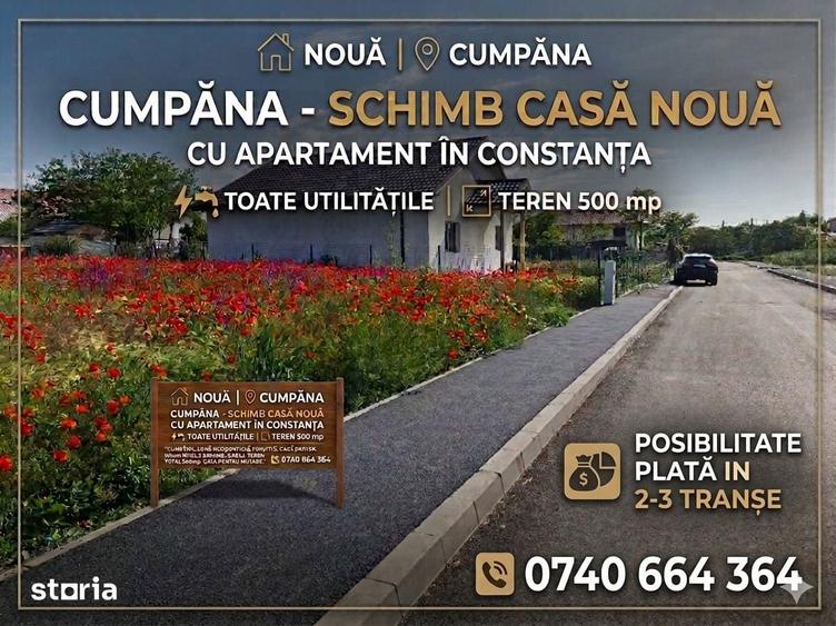 Vand/Schimb Casa Noua in Cumpana cu apartament in Constan?a - 1