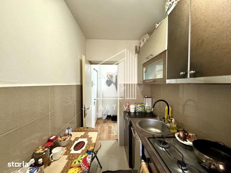 Apartament cu 2 camere semidecomandat în Micro 15
