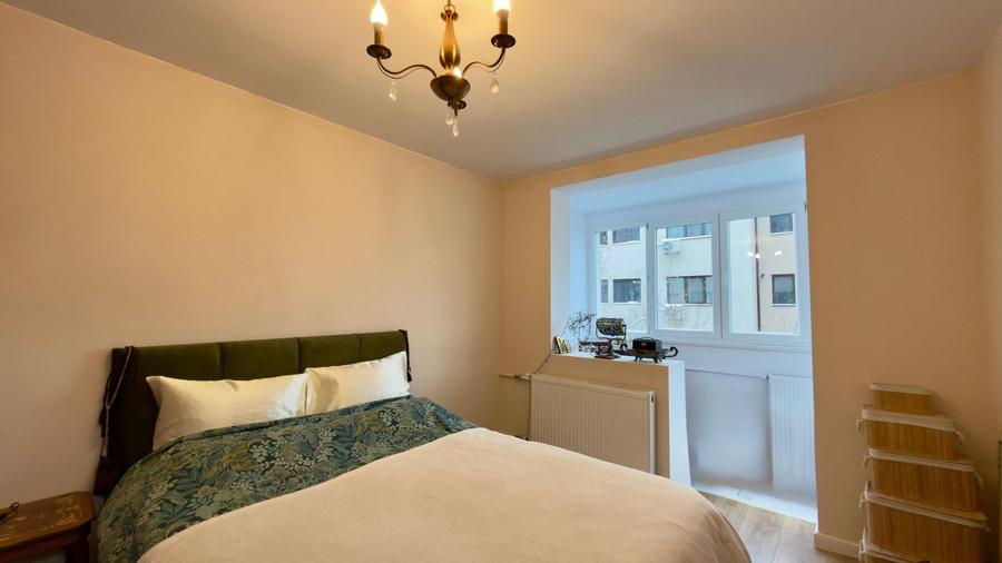 Apartament cu 2 camere semidecomandat, mobilat în Lujerului