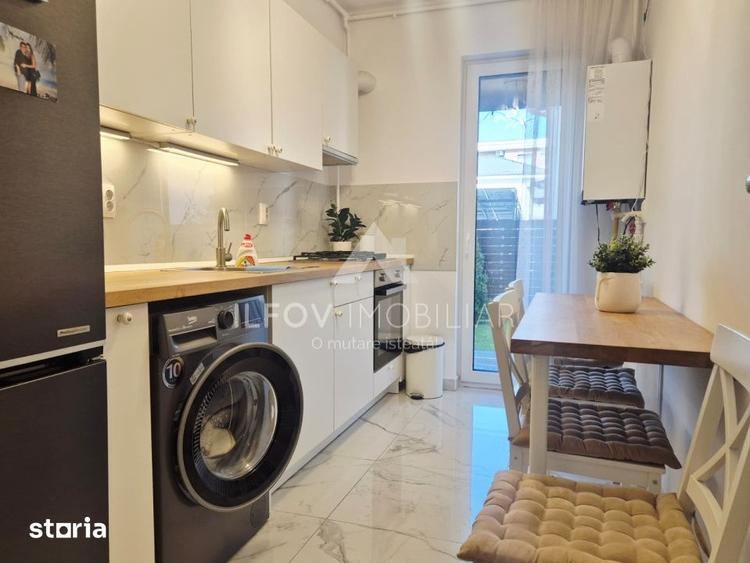 Apartament cu 2 camere, mobilat în Tunari