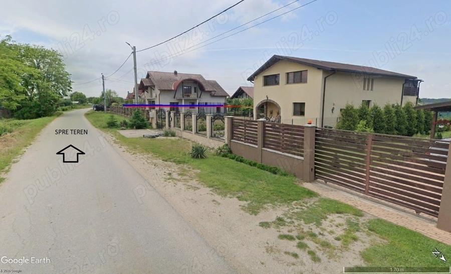 Teren de 1057 mp, în Mândruloc