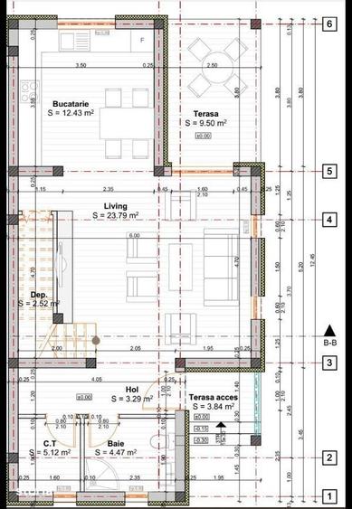 Duplex 4 camere, 3 bai, 112 mp utili, mobilat si utilat Dumbravita - 17