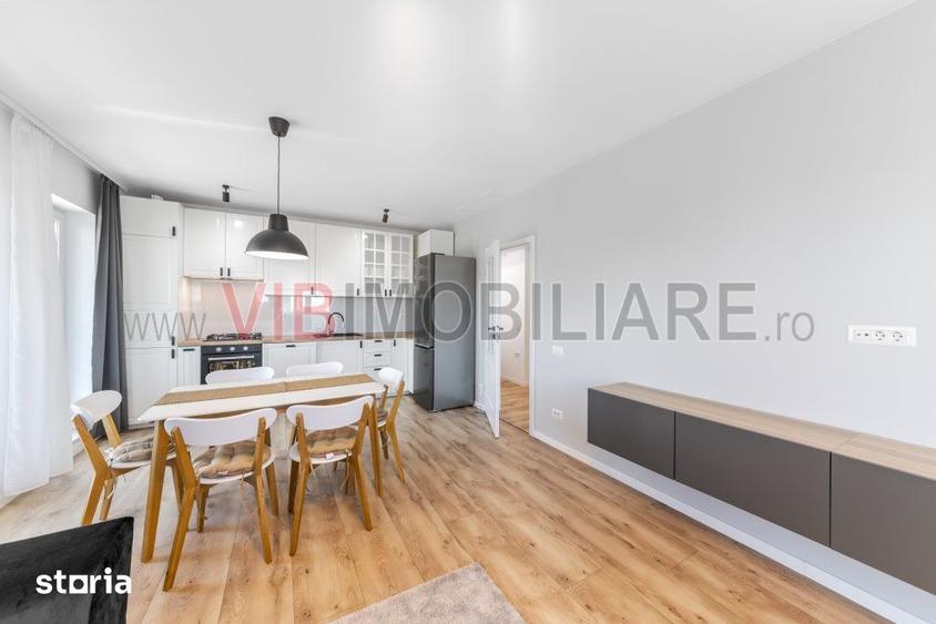 Apartament cu 3 camere, mobilat în Străulești