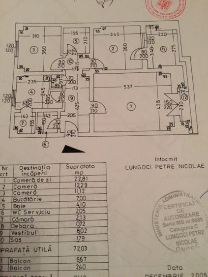 3 Camere 72 MP Utili+2 Balcoane,2 Băi,Mobilat & Utilat,Parcare-Burebista - 8