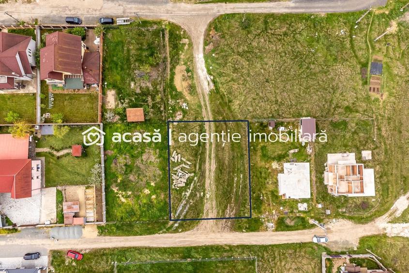 Teren Construcții intravilan de 748 mp, în Sânleani