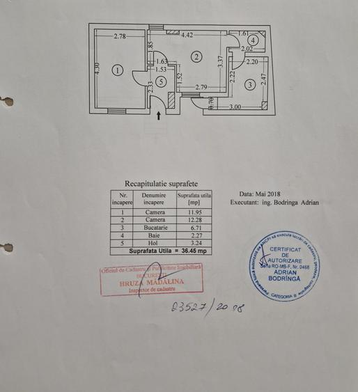 Casă individuală cu 4 camere cu Canalizare în Rahova