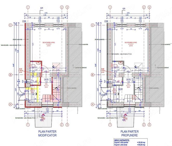 Apartament cu 2 camere decomandat în Ultracentral