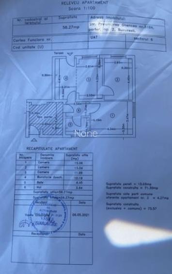 Apartament cu 3 camere semidecomandat în Prelungirea Ghencea