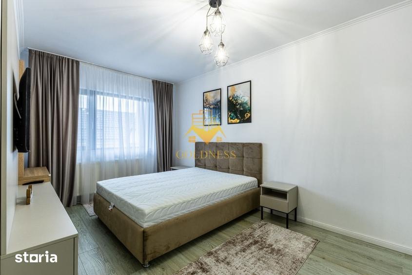 Apartament cu 2 camere semidecomandat, mobilat în Plopilor
