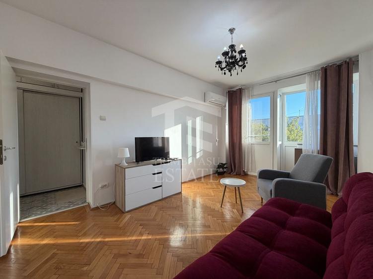 Apartament cu 2 camere circular, mobilat în Magheru