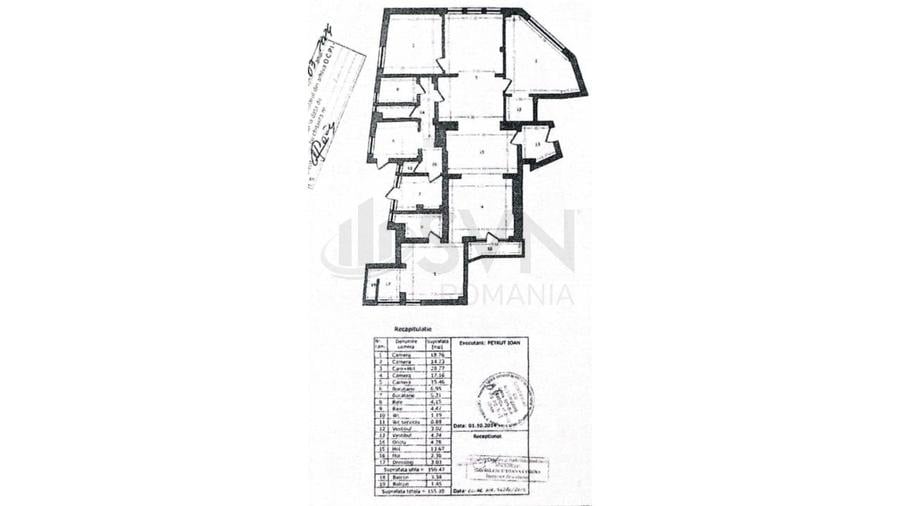 Apartament cu 6 camere decomandat în Armeneasca