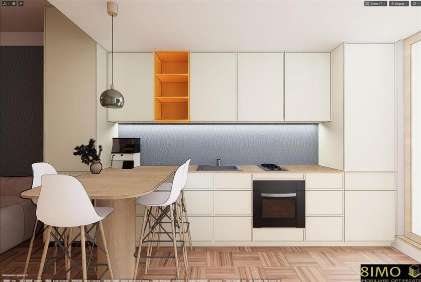 Apartament cu 2 camere decomandat în Sud-Vest