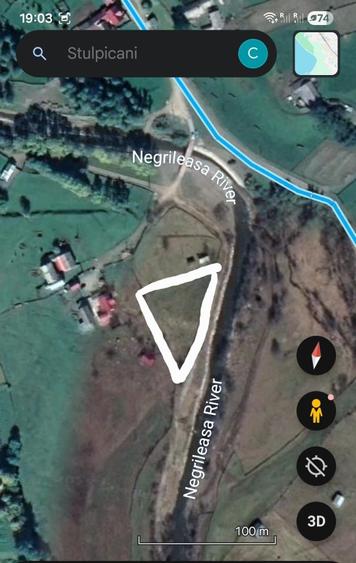 Teren de 2000 mp, în Stulpicani