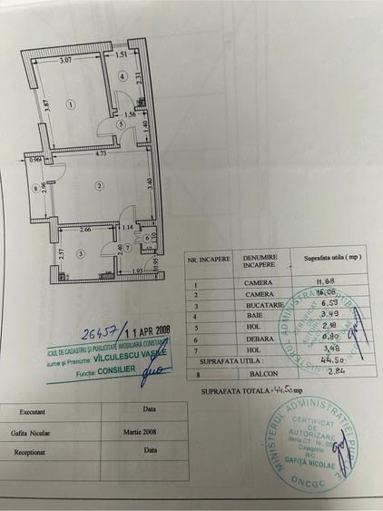 Apartament cu 2 camere semidecomandat în Sud