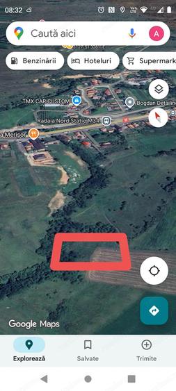 Teren de 2200 mp, în Rădaia