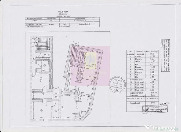 Casă cu 7 camere cu Teren 325 Mp în Central