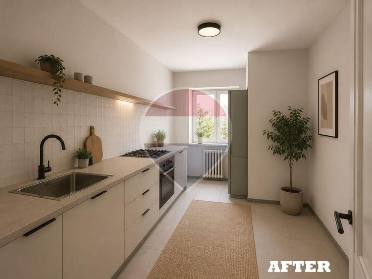 Apartament cu 3 camere decomandat în Brăilei
