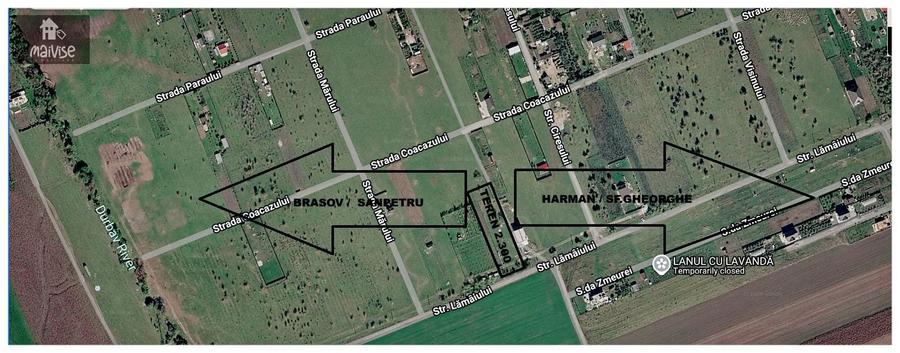 Teren agricol intravilan de 2300 mp, în Sânpetru