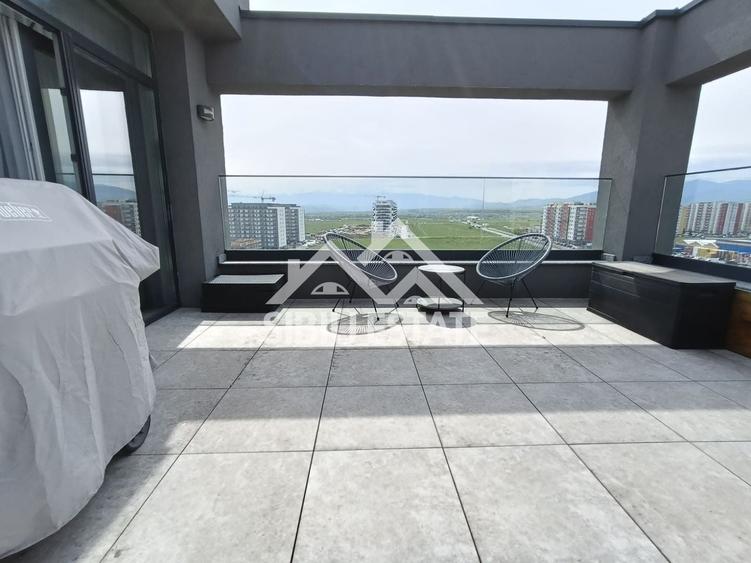 Penthouse cu 3 camere decomandat, mobilat în Șelimbăr