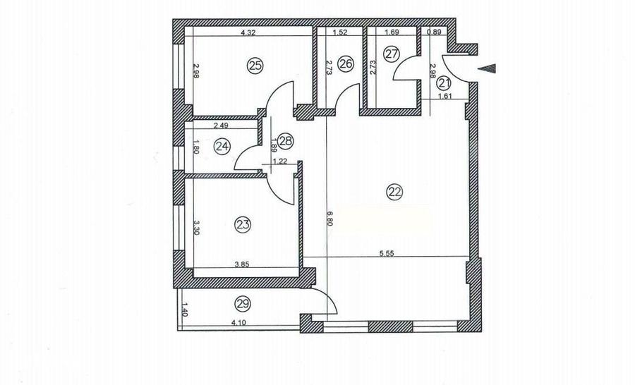 Apartament cu 3 camere în Sfântu Ilie