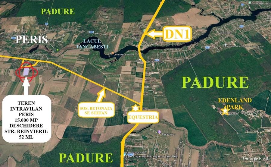 Proprietar - 15.000 mp - Periș, Str. Reînvierii – Ideal Investiție - 1