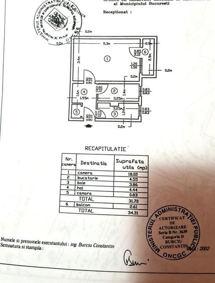 Garsonieră decomandată în Theodor Pallady