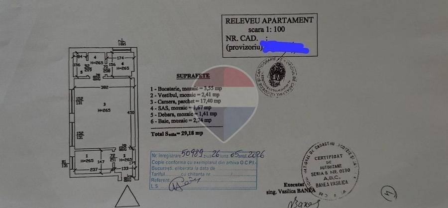 Garsonieră semidecomandată, mobilată în Iancului