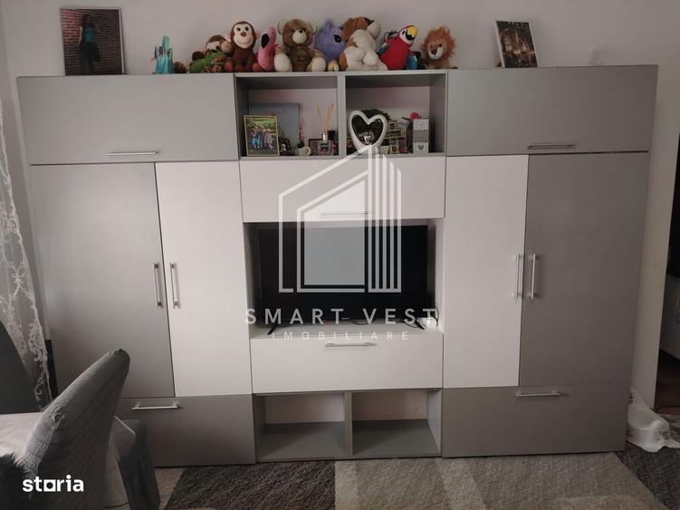 Apartament cu 2 camere semidecomandat în Micro 15