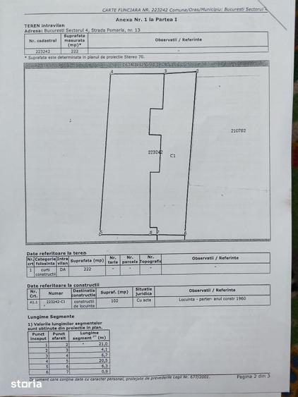 Proprietate de 382m, fatada de 12m, Brancoveanu,la 5 min metrou - 6
