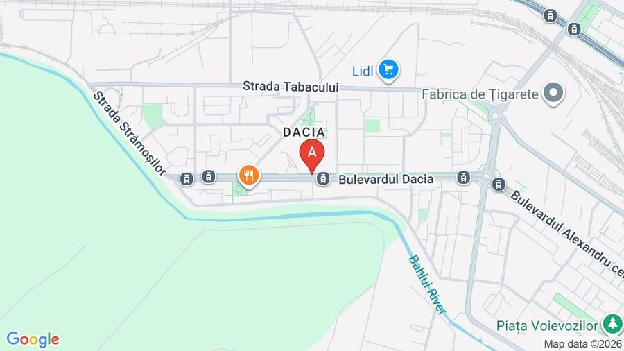Apartament cu 2 camere decomandat, mobilat în Dacia