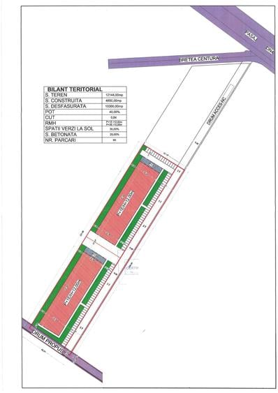 Teren Construcții intravilan de 12144 mp, în Est