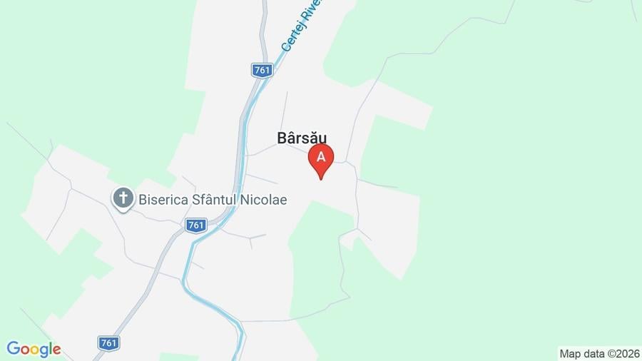 Teren Construcții extravilan de 2500 mp, în Bârsău