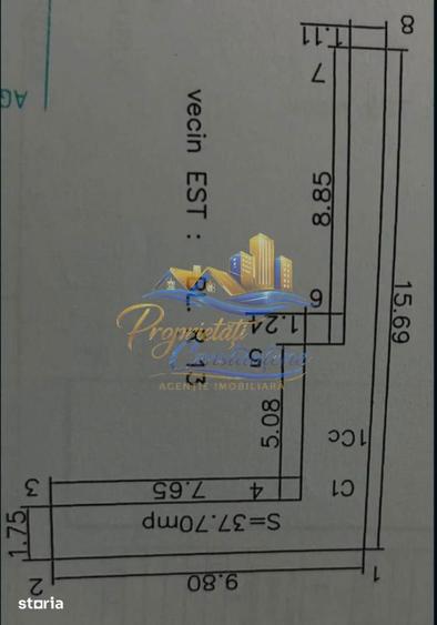 Apartament cu 3 camere în Central