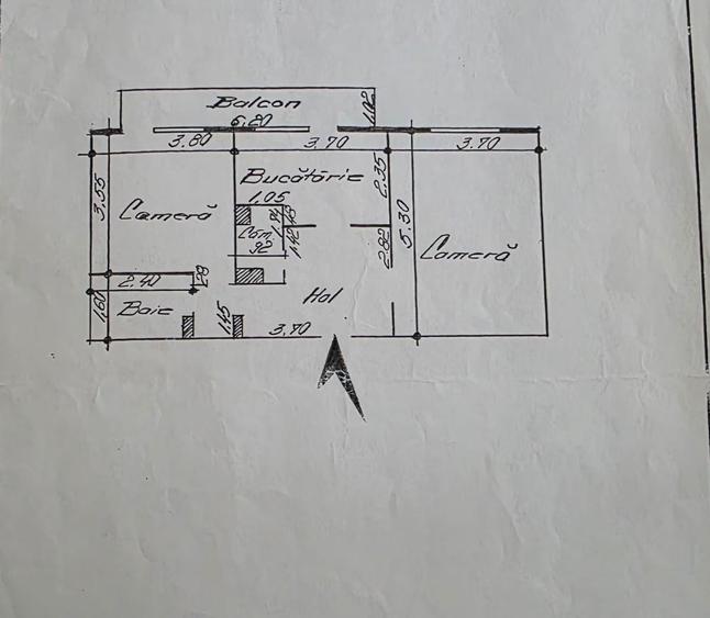 Oancea -Spital Sf Maria-2 Camere Decomandat 63mp-bloc 1990-etaj intermediar - 12