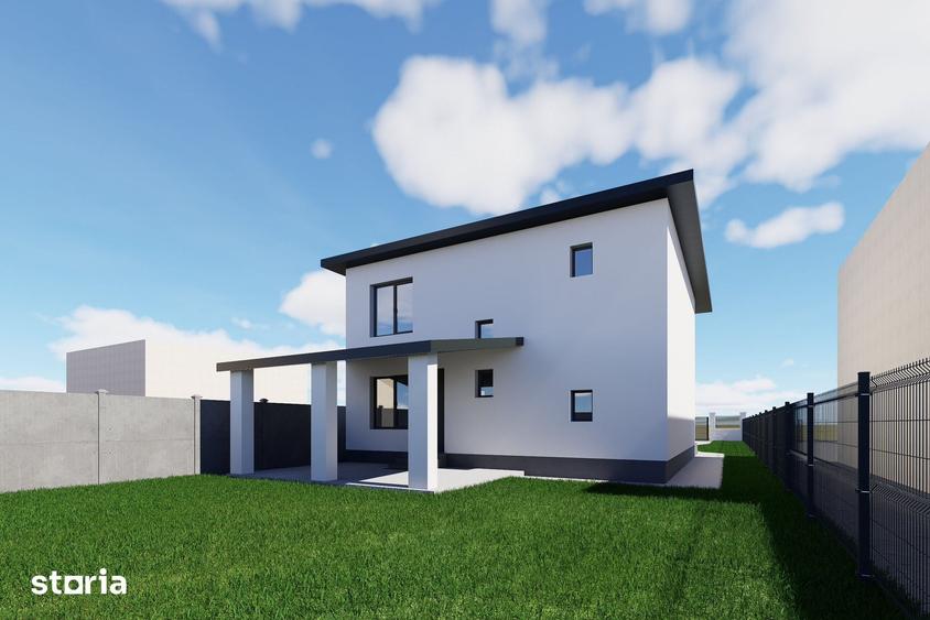 Casă cu 5 camere cu Teren 500 Mp în Ciorogârla