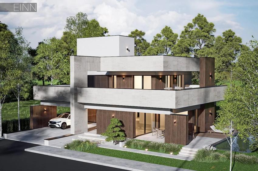 Casă individuală cu 5 camere decomandat cu Piscina în Pipera