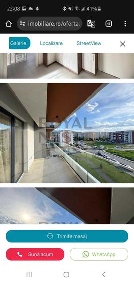 Apartament cu 2 camere decomandat în Exterior Vest