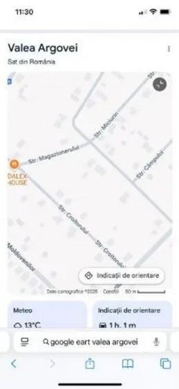 Teren de 2000 mp, în Valea Argovei