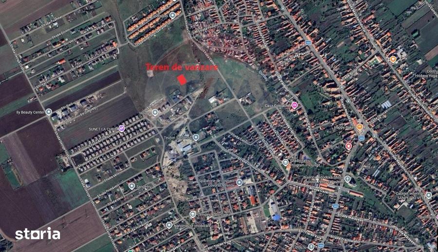 Teren de 539 mp, în Sânpetru