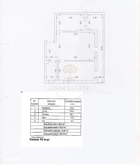 Apartament cu 2 camere decomandat în Ștefan cel Mare
