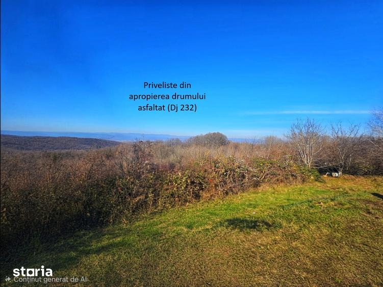 Teren intravilan 2.000 mp Seciu, 2 deschideri, Priveli?te panoramica - 2