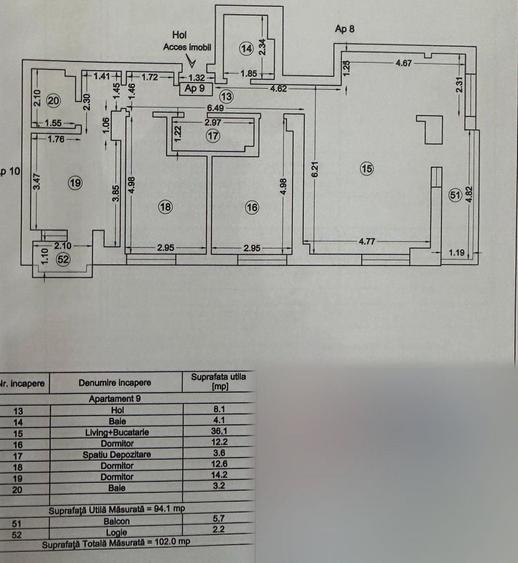 Apartament cu 4 camere decomandat, mobilat în Primo