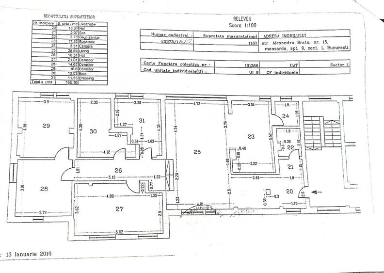 Apartament cu 4 camere decomandat în Sisești