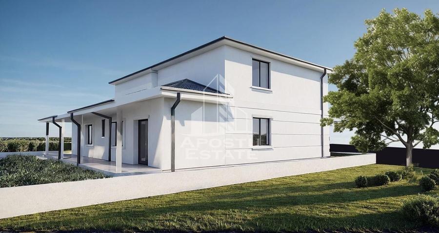 Duplex cu 4 camere cu Canalizare în Giarmata