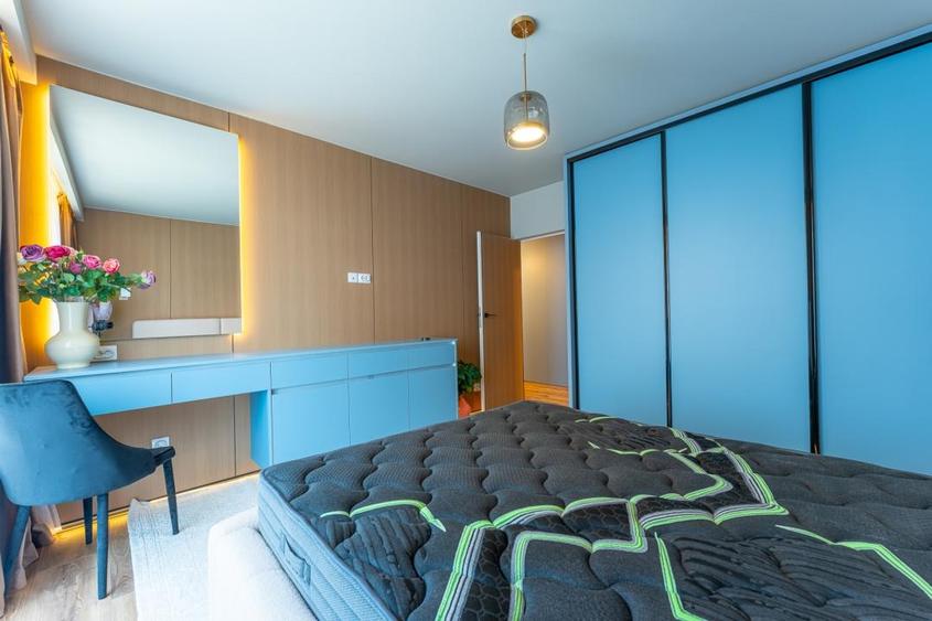 Apartament cu 2 camere semidecomandat, mobilat în Între Lacuri