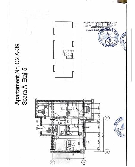 Apartament cu 2 camere decomandat în Exterior Vest