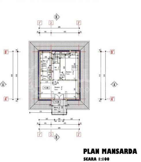 Casă individuală cu 3 camere cu Teren 1239 Mp în Aiton