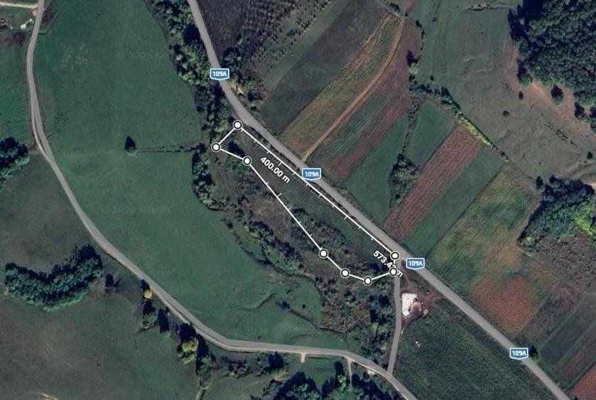 Teren de 11200 mp, în Recea-Cristur
